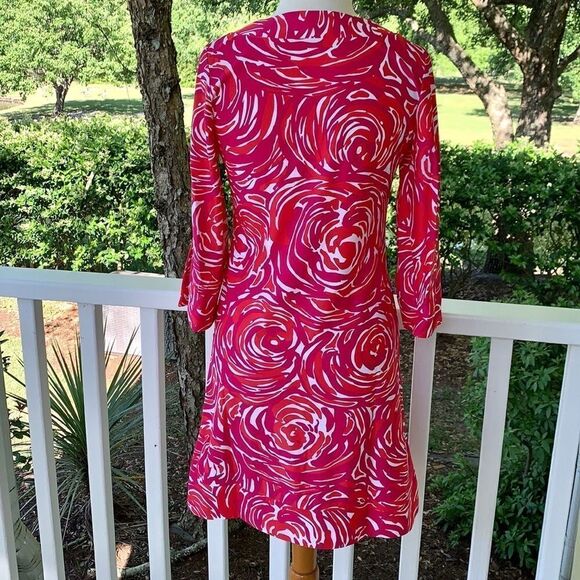 Jude Connally Megan Dress | Berry Rose Garden - Picture 3 of 5